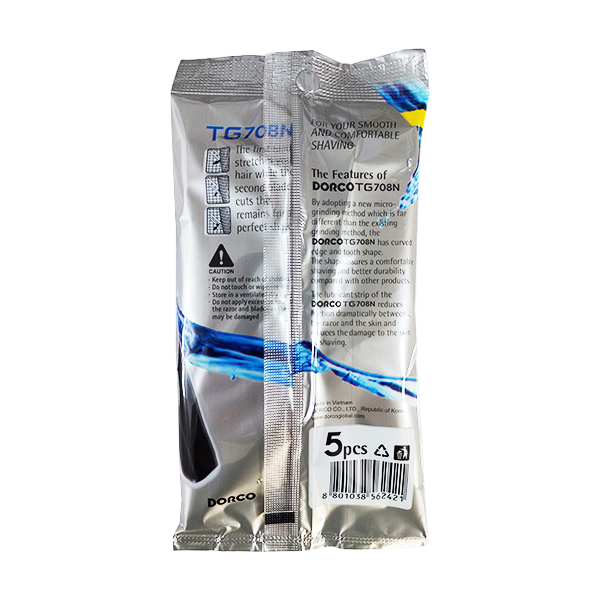 خودتراش 2 لبه صابون دار دورکو نقره ای مدل TG708N اصلی