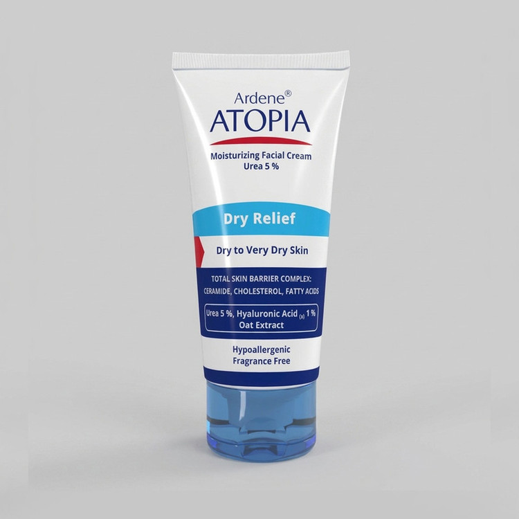 کرم مرطوبکننده صورت آردن آتوپیا مدل Dry Relief حجم 50 میلیلیتر