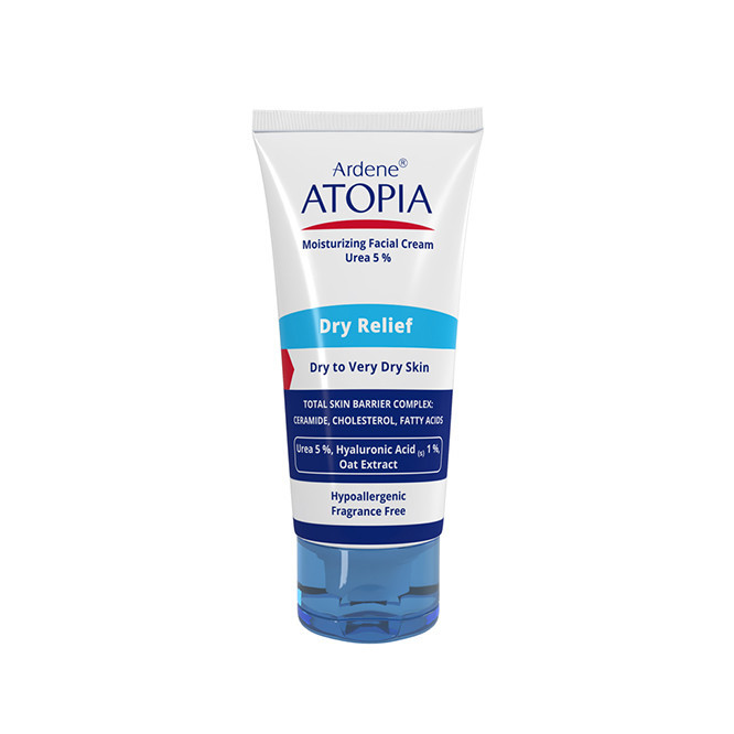 کرم مرطوبکننده صورت آردن آتوپیا مدل Dry Relief حجم 50 میلیلیتر